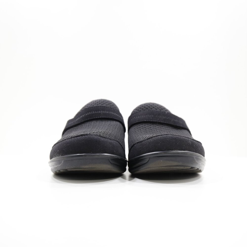 Orthofeet Quincy Black Fabric Comfort Sneakers - 9 M. No insoles - Picture 2 of 7